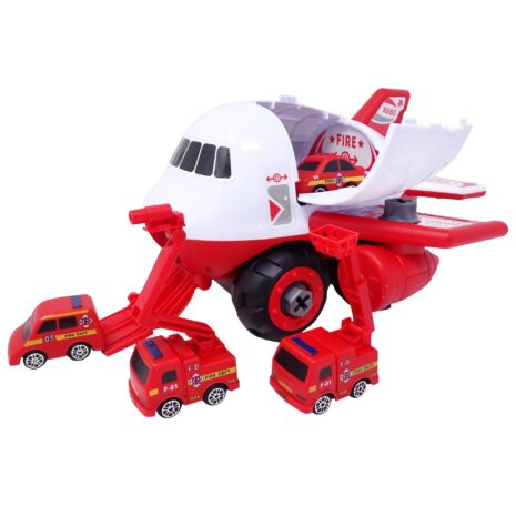 0b601a6974229f5f99ca39e79f280b43.jpg Set constructie Avion Pompieri Rosu
