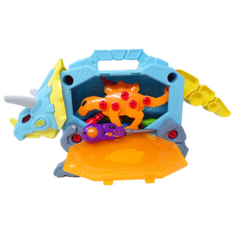 Surprinde-l pe cel mic, oferindu-i in dar Setul de Constructie Dinozaur Multifunctional Salamandra Kids®, Creativ si Educativ, Lumini si Suneter, Trusa cu Scule Inclusa, 31 Piese 6 Surprinde-l pe cel mic, oferindu-i in dar Setul de Constructie Dinozaur Multifunctional Salamandra Kids®, Creativ si Educativ, Lumini si Suneter, Trusa cu Scule Inclusa, 31 Piese