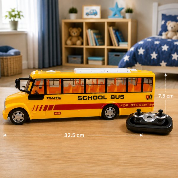 Autobuz școlar model american cu telecomandă