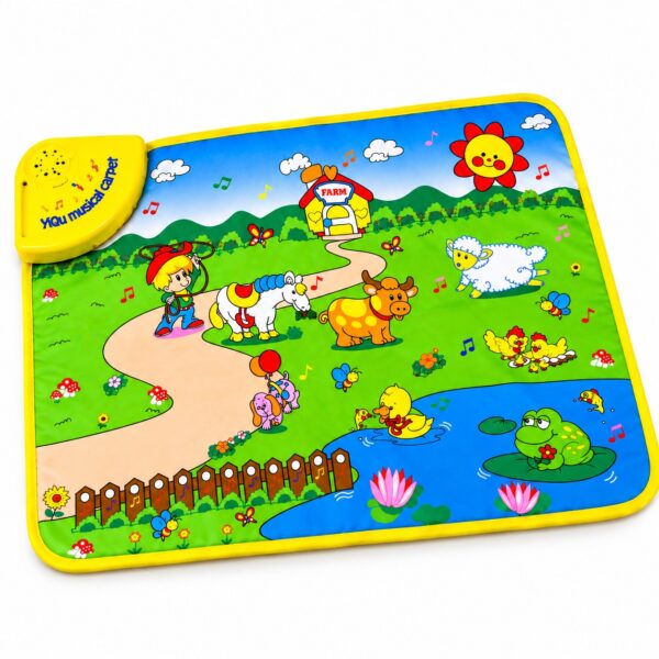 Covor muzical interactiv pentru copii cu melodii și lumini, 12+ luni