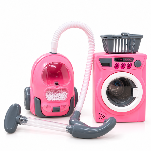 Set curățenie de jucărie cu accesorii, lumini și sunete, +3 ani