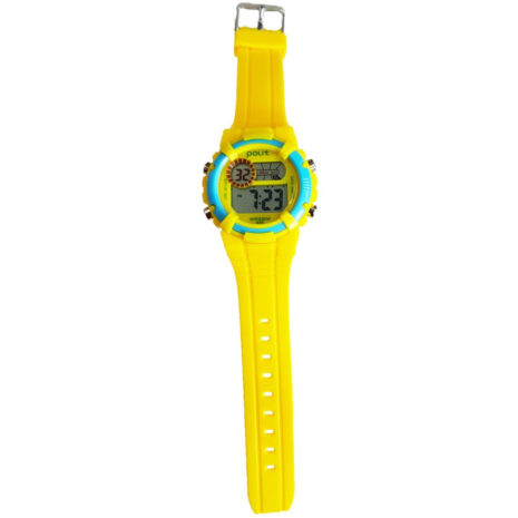 Ceas Copii, Afisaj Electronic, Cronometru, Data, Alarma/F1, Rezistent la Apa, Galben, Salamandra Kids 4 Ceas Copii, Afisaj Electronic, Cronometru, Data, Alarma/F1, Rezistent la Apa, Galben, Salamandra Kids