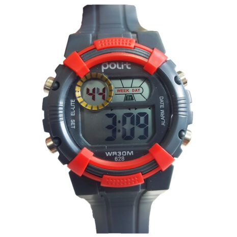 Ceas Copii, Afisaj Electronic, Cronometru, Data, Alarma/F1, Rezistent la Apa, Gri/Rosu Salamandra Kids 2 Ceas Copii, Afisaj Electronic, Cronometru, Data, Alarma/F1, Rezistent la Apa, Gri/Rosu Salamandra Kids