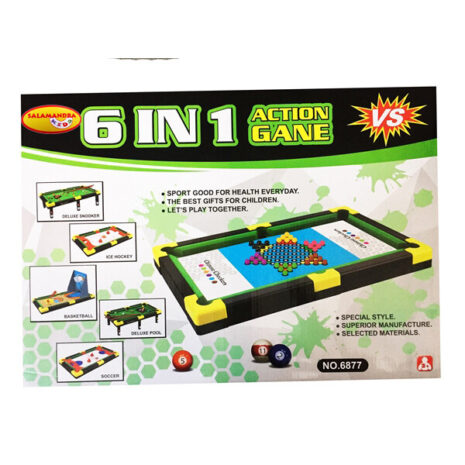 Joc interactiv 6 in 1 Snooker, Hokey, Baschet, Biliard, Soccer Checkers 8 Joc interactiv 6 in 1 Snooker, Hokey, Baschet, Biliard, Soccer Checkers