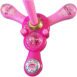 Microfon roz de jucarie cu stativ suport MP3 si lumini, SALAMANDRA KIDS®