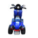 Motocicleta cu 3 Roti pentru Copii cu Acumulator, Lumini si Sunete, SALAMANDRA KIDS®, Rosie