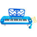 Orga electronica Little Musician cu microfon, albastra