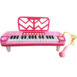Orga electronica Little Musician cu microfon, roz