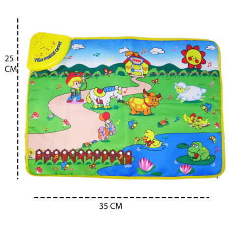 Covor Muzical de Jucarie pentru Copii Salamandra Kids cu Melodii si Lumini - La Ferma - 4 Covor Muzical de Jucarie pentru Copii Salamandra Kids cu Melodii si Lumini - La Ferma -