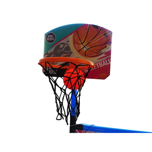 Set de Fotbal si Basket 2 in 1pentru Copii 3-4 ani cu Minge pentru Basket si Minge pentru Fotbal Inclusa Salamandra Kids