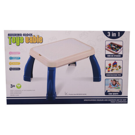 Set Masuta de construit si de Scris cu Piese multicolore ,Incluse 3 Set Masuta de construit si de Scris cu Piese multicolore ,Incluse