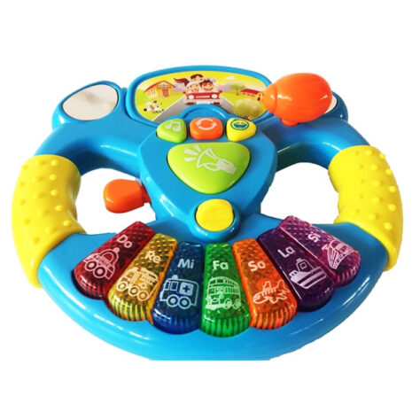Volan de jucarie Simulator Vehicul Albastru SALAMANDRA KIDS® 2 Volan de jucarie Simulator Vehicul Albastru SALAMANDRA KIDS®